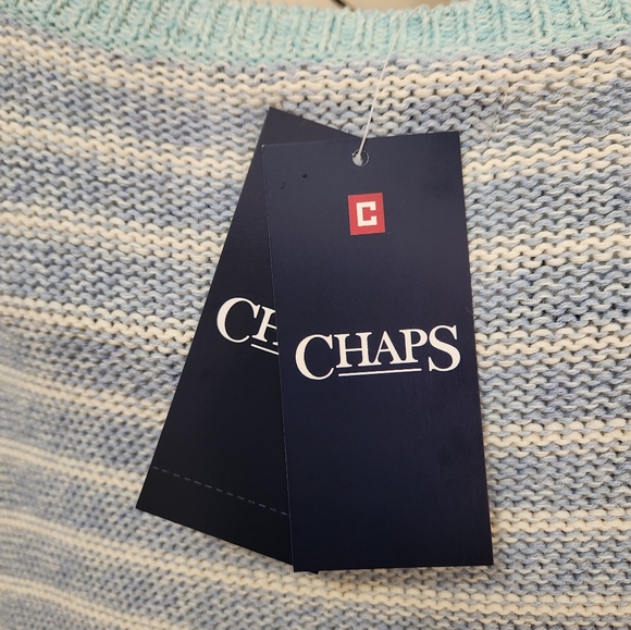 Chaps knit pullover/sweater multicolor stripes  Size XXL - Picture 3 of 5
